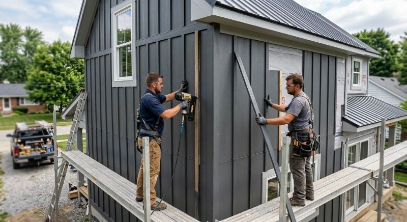 Batten Siding Installation in Huntington, VT
