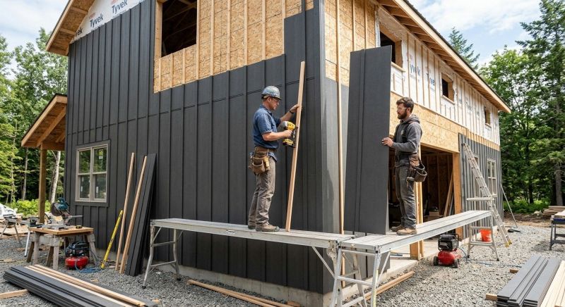 Batten Siding Installation in Jeffersonville, VT