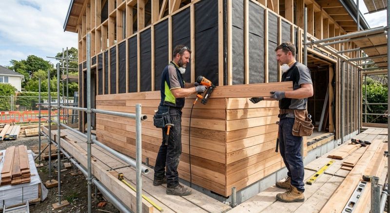 Cedar Cladding Installation in Essex Junction, VT
