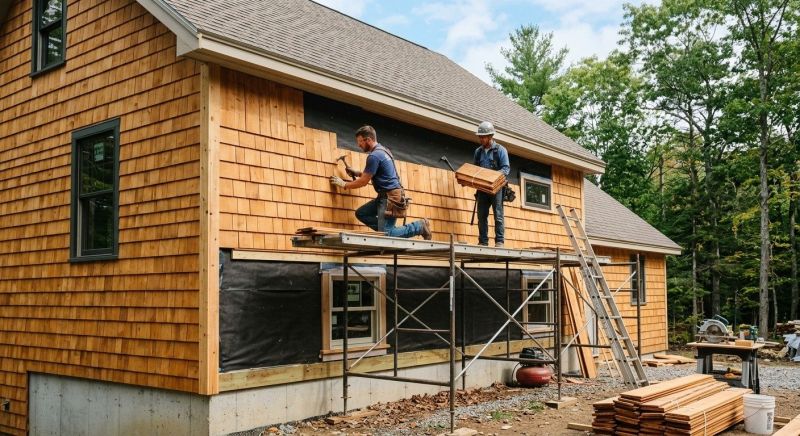 Cedar Siding Installation in Saint Albans, VT