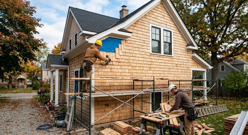 Cedar Siding Installation in Stowe, VT
