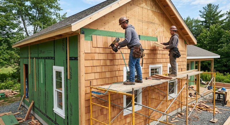 Cedar Siding Installation in Willsboro, NY