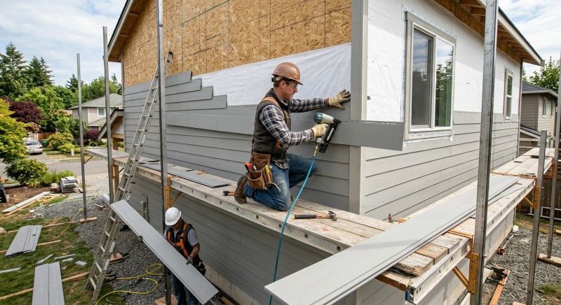 Cement Siding Installation in Colchester, VT
