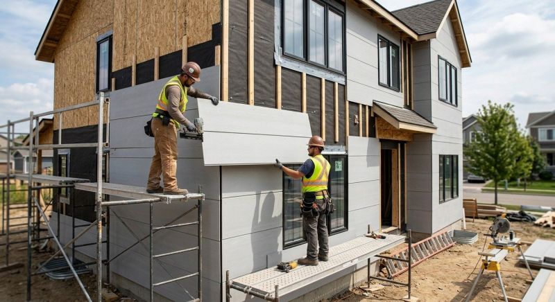 Cement Siding Installation in Huntington, VT