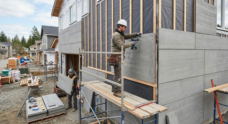Cement Siding Installation in Huntington, VT