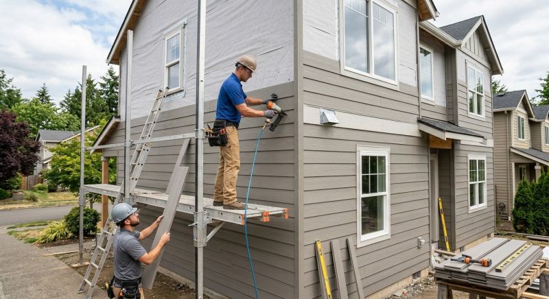 Cement Siding Installation in Milton, VT