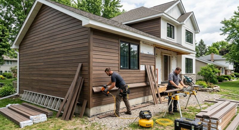 Composite Siding Installation in Burlington, VT