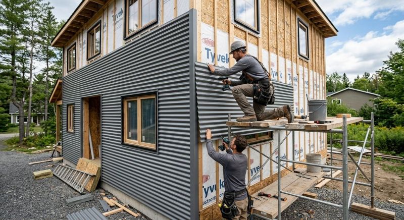 Corrugated Siding Installation in Essex Junction, VT