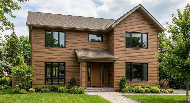 Faux Wood Siding Installation in Burlington, VT