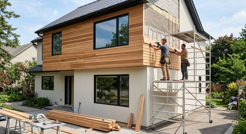 Faux Wood Siding Installation in Cambridge, VT