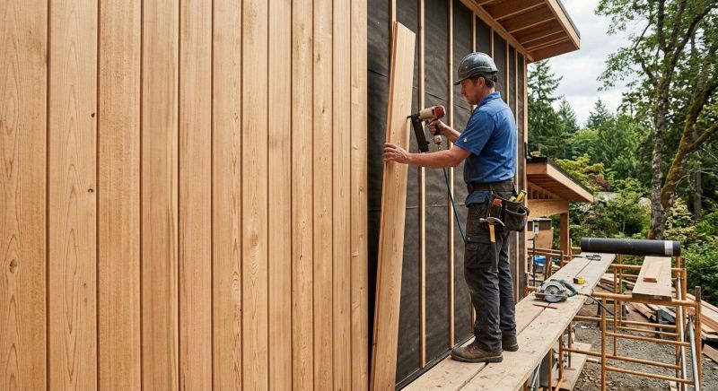 Faux Wood Siding Installation in Lamoille County, VT