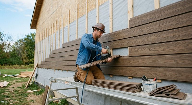 Faux Wood Siding Installation in Morrisville, VT