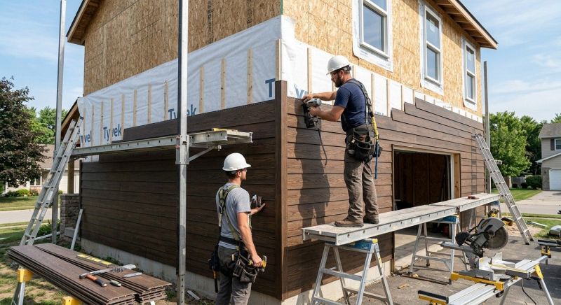 Faux Wood Siding Installation in Morrisville, VT