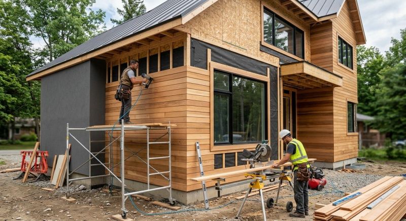 Faux Wood Siding Installation in South Burlington, VT