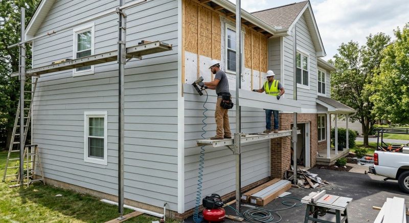 Fiber Cement Installation in Milton, VT