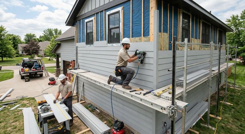 Fiber Cement Installation in Waterbury, VT