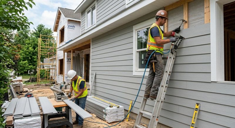 Fiber Siding Installation in Bristol, VT