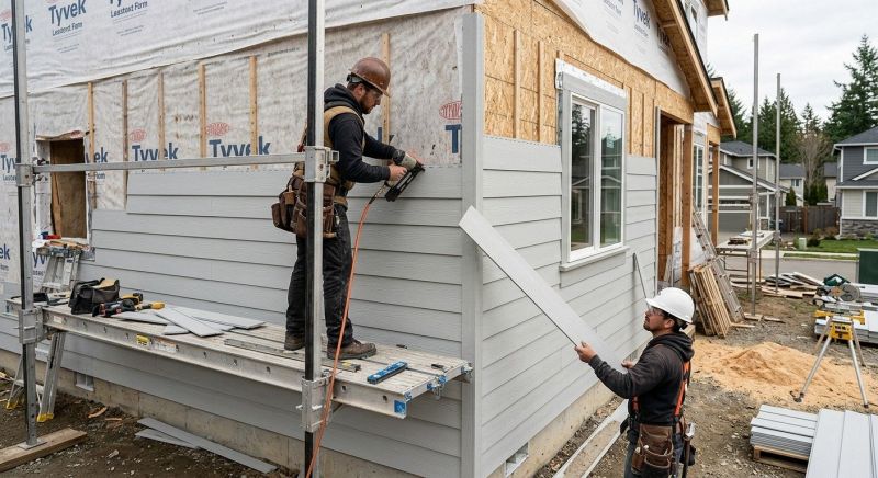 Fiberboard Siding Installation in Essex Junction, VT