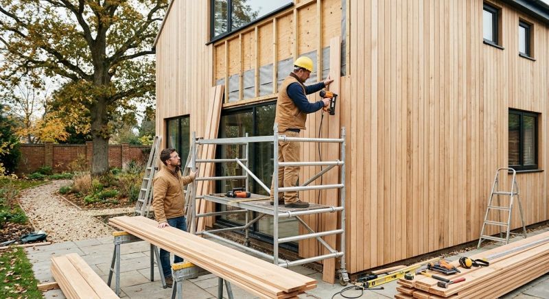 Hardwood Cladding Installation in Essex Junction, VT