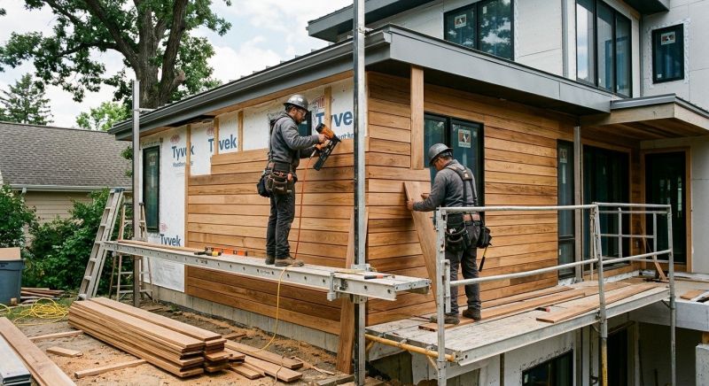 Hardwood Siding Installation in Burlington, VT