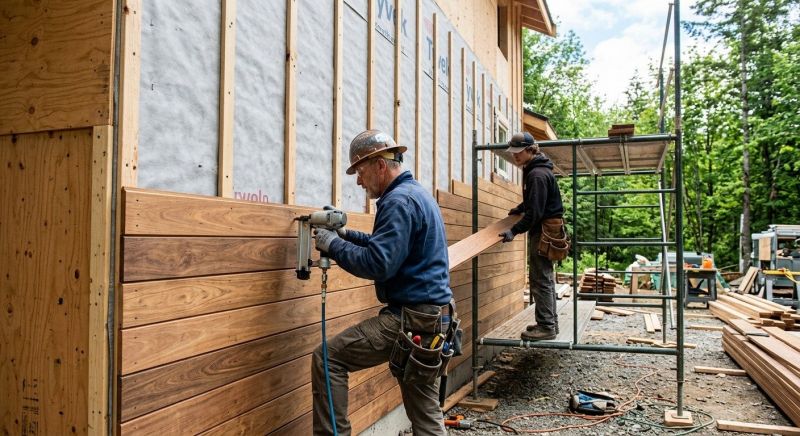 Hardwood Siding Installation in Grand Isle, VT