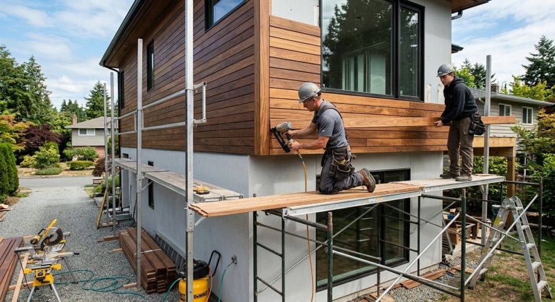 Hardwood Siding Installation in Waterbury, VT