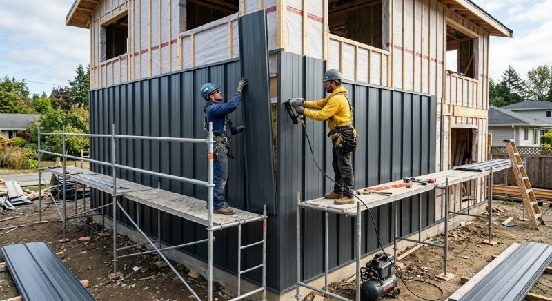 Metal Siding Installation in Milton, VT