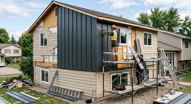 Metal Siding Replacement in South Burlington, VT