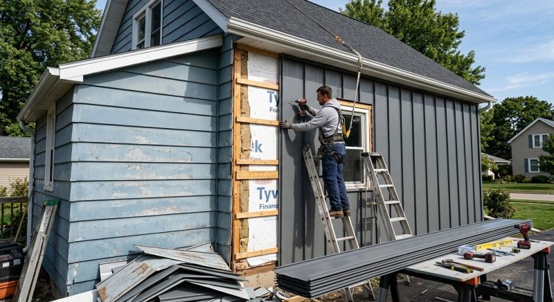 Metal Siding Replacement in Stowe, VT