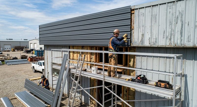 Metal Siding Replacement in Waterbury, VT