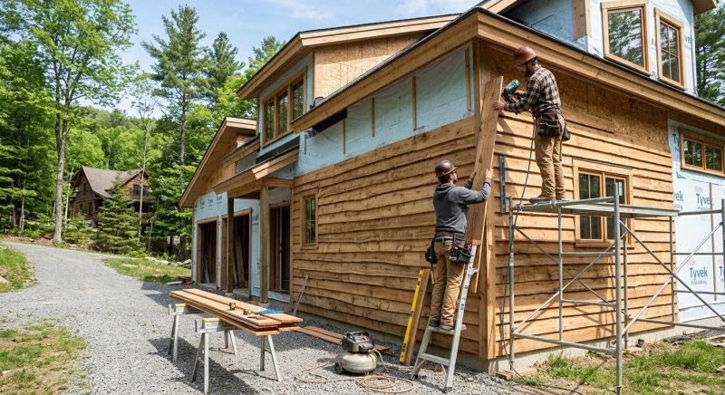 Rustic Siding Installation in Essex Junction, VT