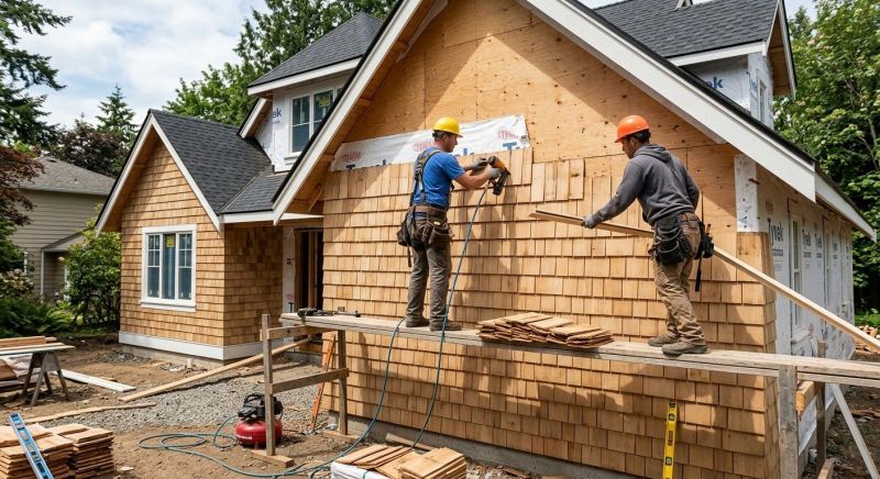 Shake Siding Installation in Cambridge, VT