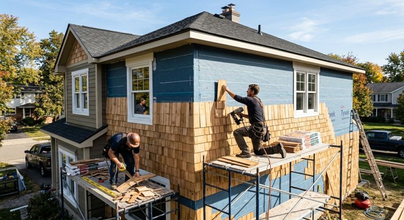 Shingle Siding Installation in Essex Junction, VT