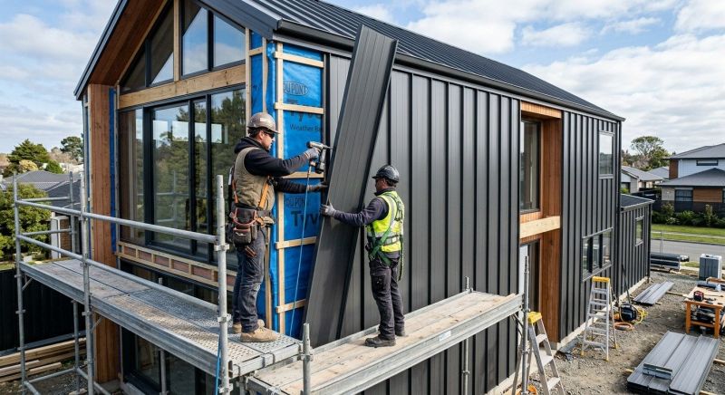 Steel Cladding Installation in Essex Junction, VT