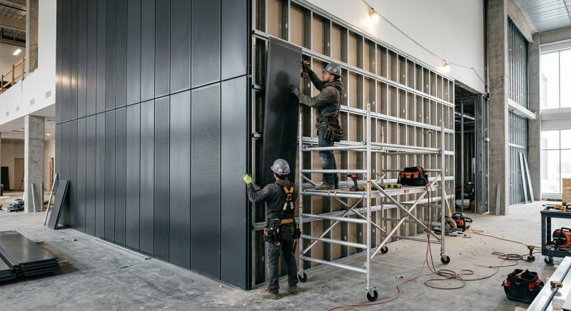 Steel Cladding Installation in Essex Junction, VT