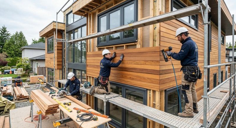 Wood Cladding Installation in Chittenden County, VT