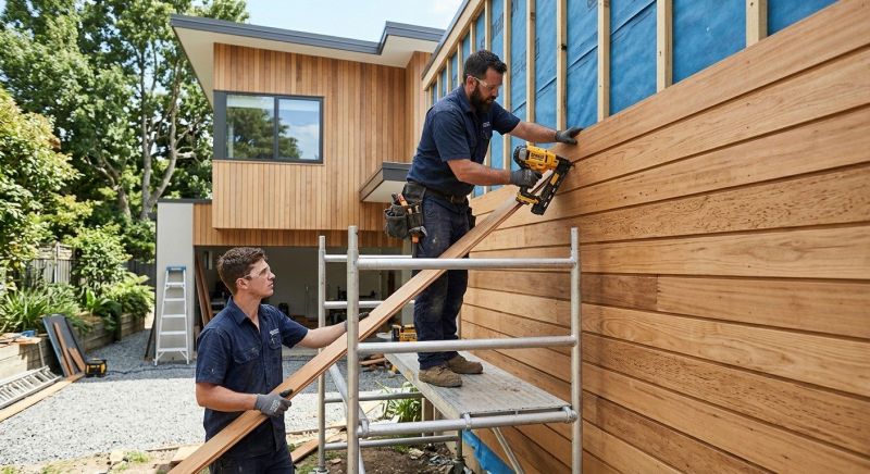 Wood Cladding Installation in Franklin County, VT