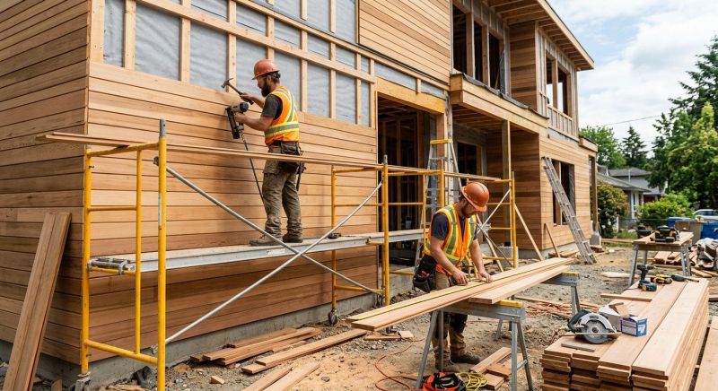 Wood Cladding Installation in Essex Junction, VT