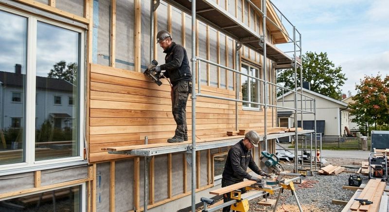 Wood Cladding Installation in Essex Junction, VT