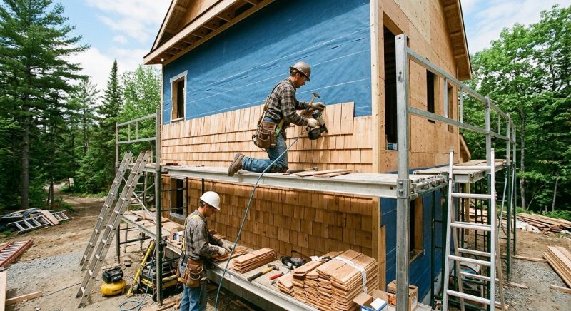 Wood Shake Siding Installation in Essex Junction, VT