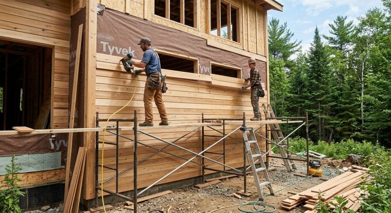 Wood Siding Installation in Cambridge, VT