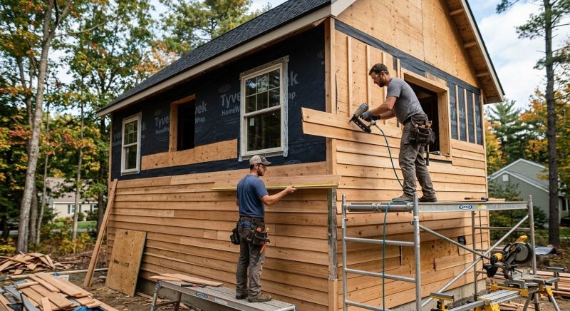 Wood Siding Installation in Colchester, VT