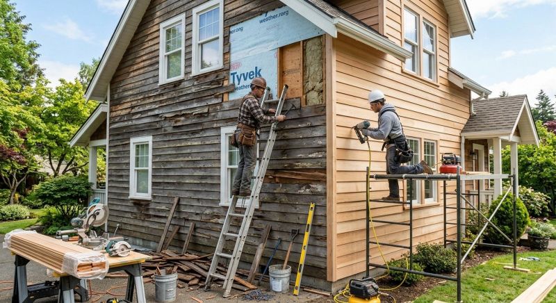 Wood Siding Replacement in South Burlington, VT